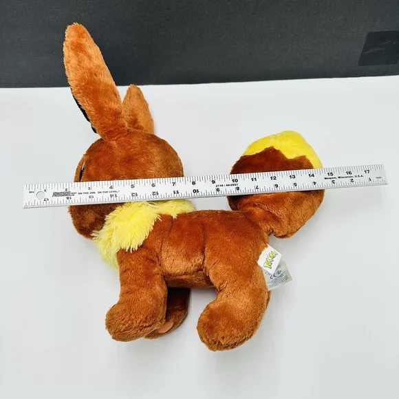 Build-A-Bear Workshop Pokémon EEVEE 16” Plush Stuffed Animal 2017 BAB No Sound - Picture 11 of 11